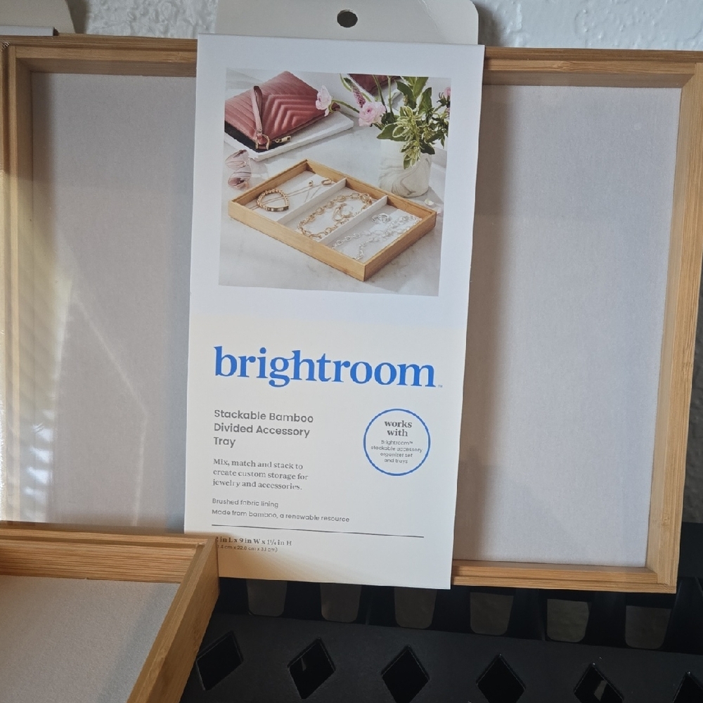 Brightroom Bamboo Accessory Tray